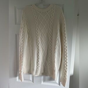 Old Navy Cream Sweater Large